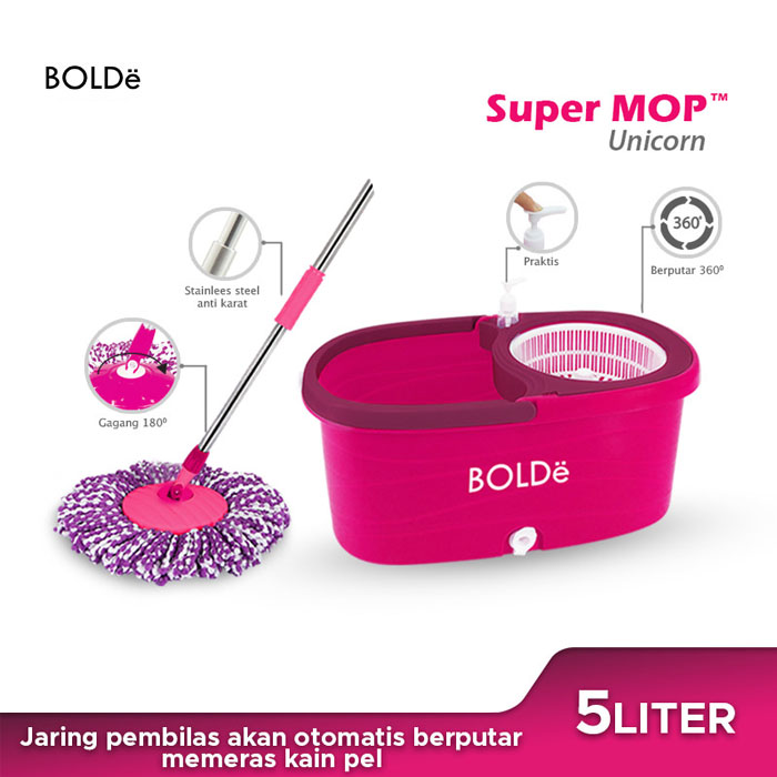 Bolde Super MOP Unicorn - Pink